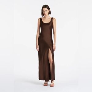 Sir. esme bias Maxi dress chocolate size 0/US2